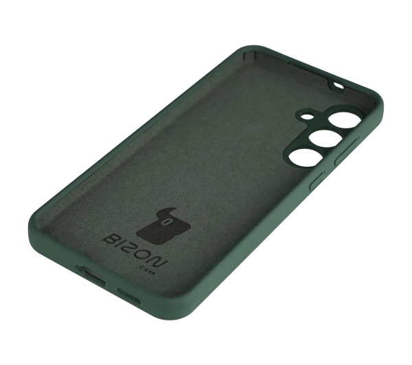 Bizon Silikonowe Soft do Samsung Galaxy S25 FE Ciemnozielony