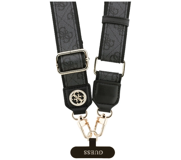 Guess Universal Crossbody 4G Tether Patch Czarny
