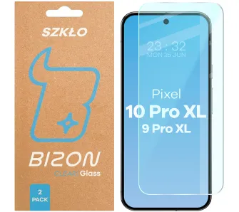 Szkło hartowane Bizon Clear Duo do Google Pixel 10 Pro XL / Google Pixel 9 Pro XL