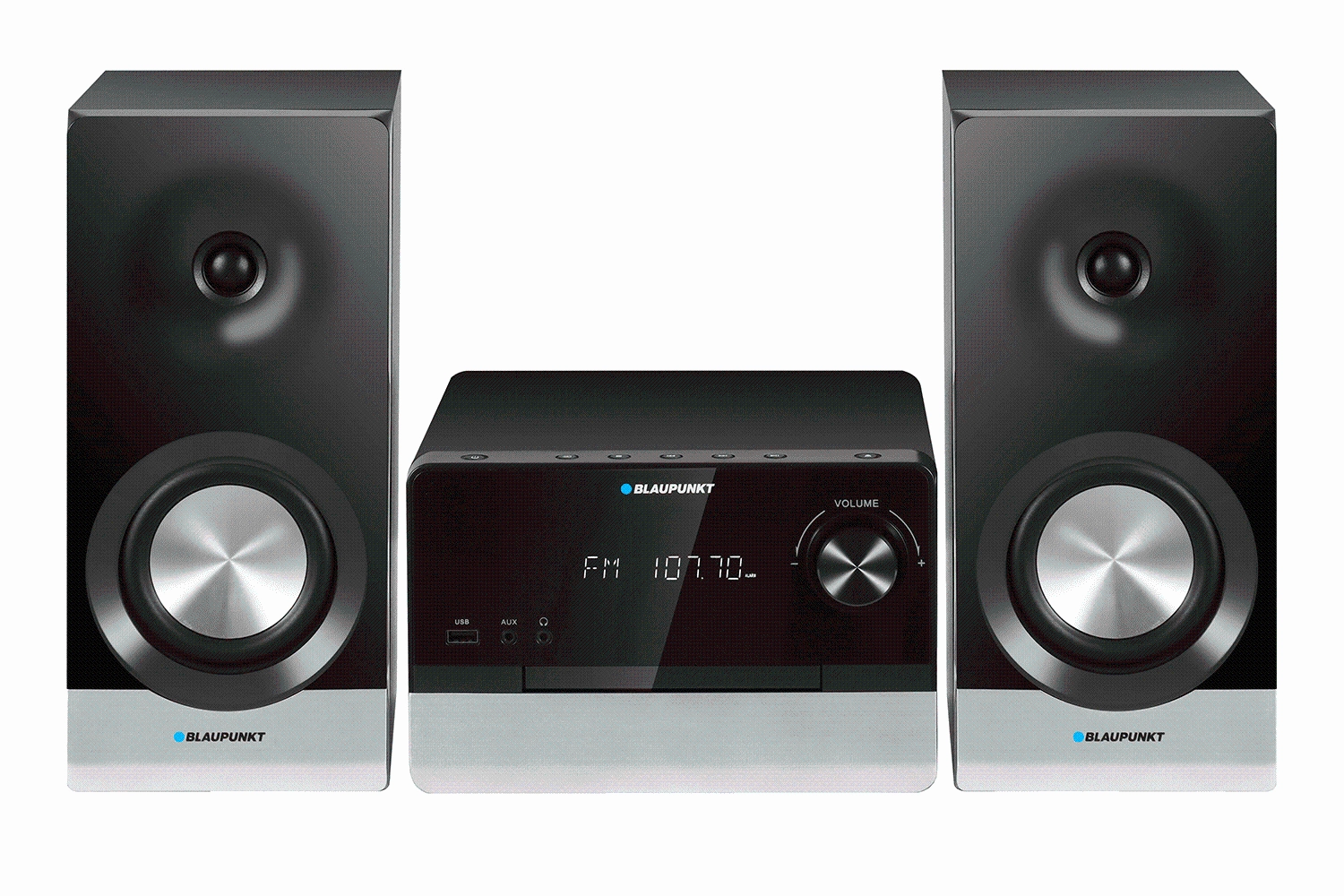 Wieża Blaupunkt MS40.2BT 100W Bluetooth Radio FM Czarno-srebrny