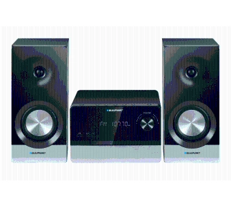 Wieża Blaupunkt MS40.2BT 100W Bluetooth Radio FM Czarno-srebrny