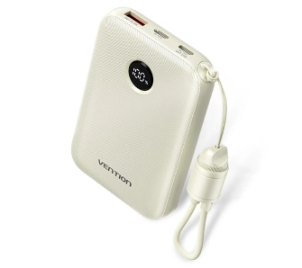 Powerbank Vention FKAN0-C 10000mAh 22,5W Beżowy