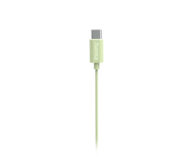 Hama Curly Dokanłowe Mikrofon USB-C Zielony