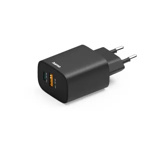 Ładowarka sieciowa Hama PD 30W USB-C USB-A Czarny