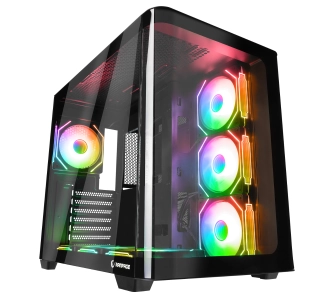 Obudowa Rampage Loopy ARGB Czarny