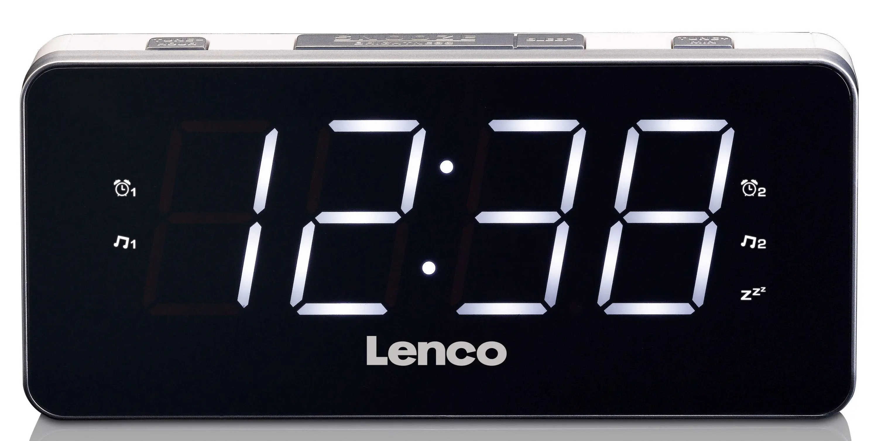 Radiobudzik Lenco CR-18 Biały