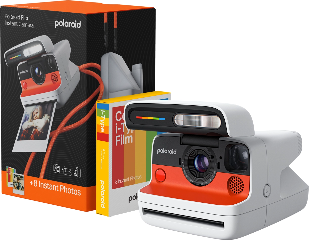 Aparat Polaroid Flip White zestaw z filmem