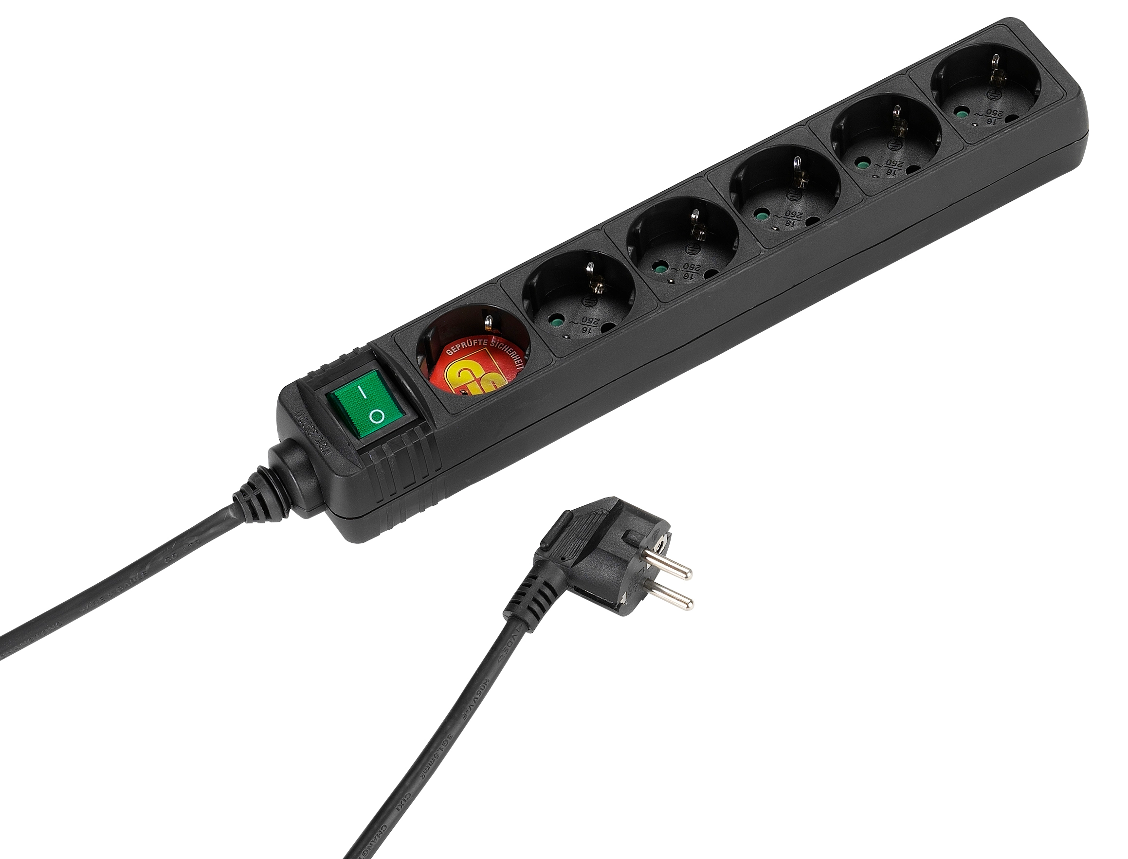 Listwa Vivanco 6 gniazd 1,4m Czarny