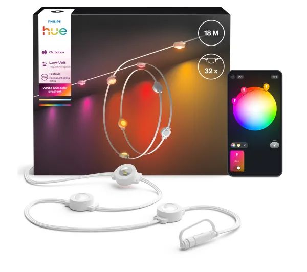 Inteligentne oświetlenie - Philips Festavia Permanent 18m