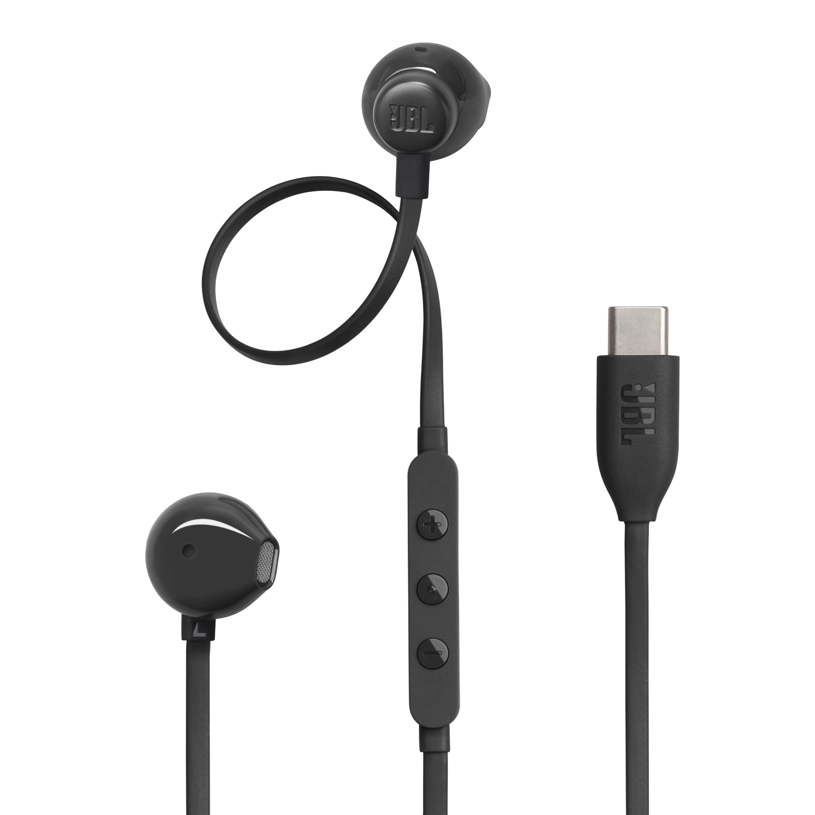 Słuchawki przewodowe JBL Tune 305C USB-C Douszne Czarny