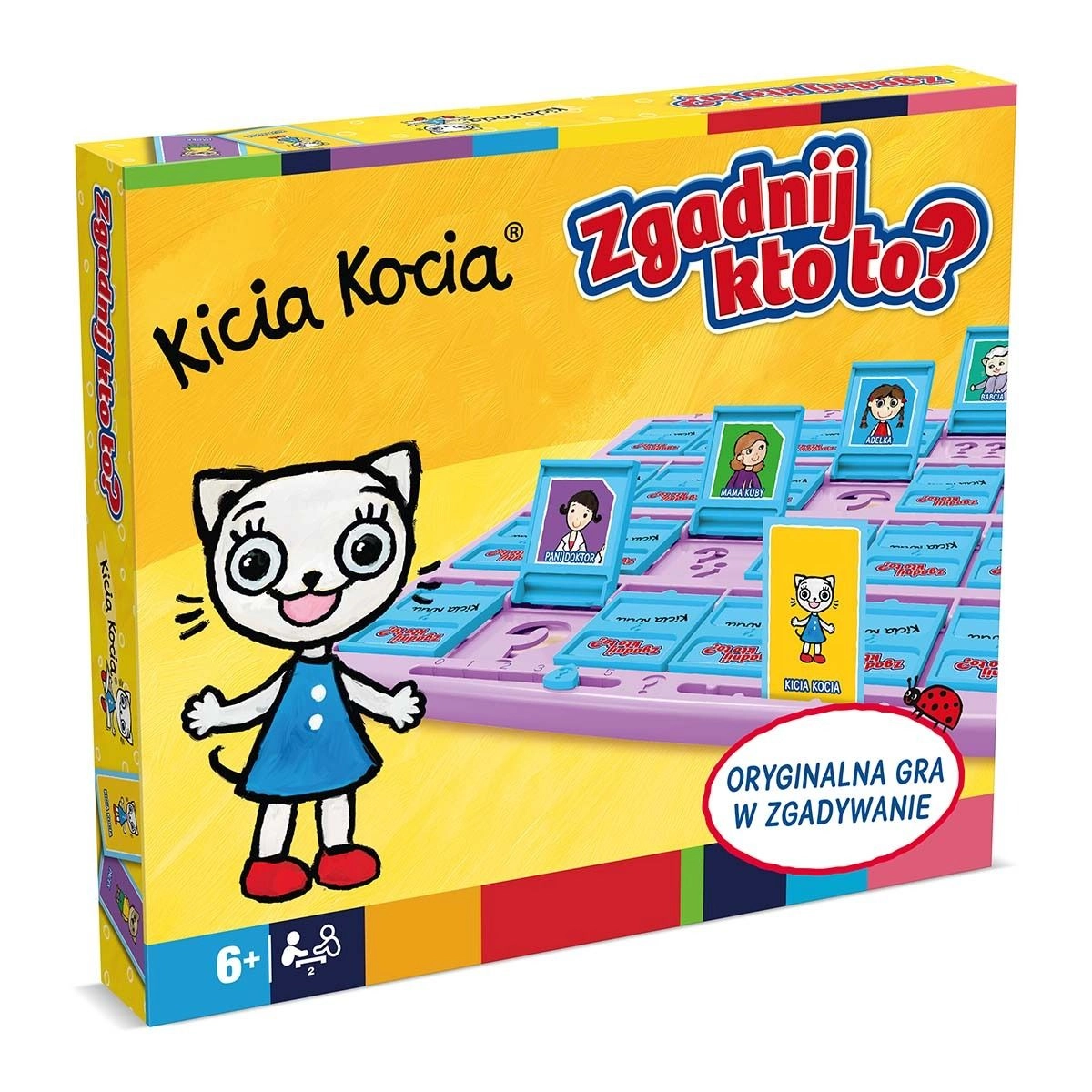 Gra planszowa ZGADNIJ KTO TO? Kicia Kocia