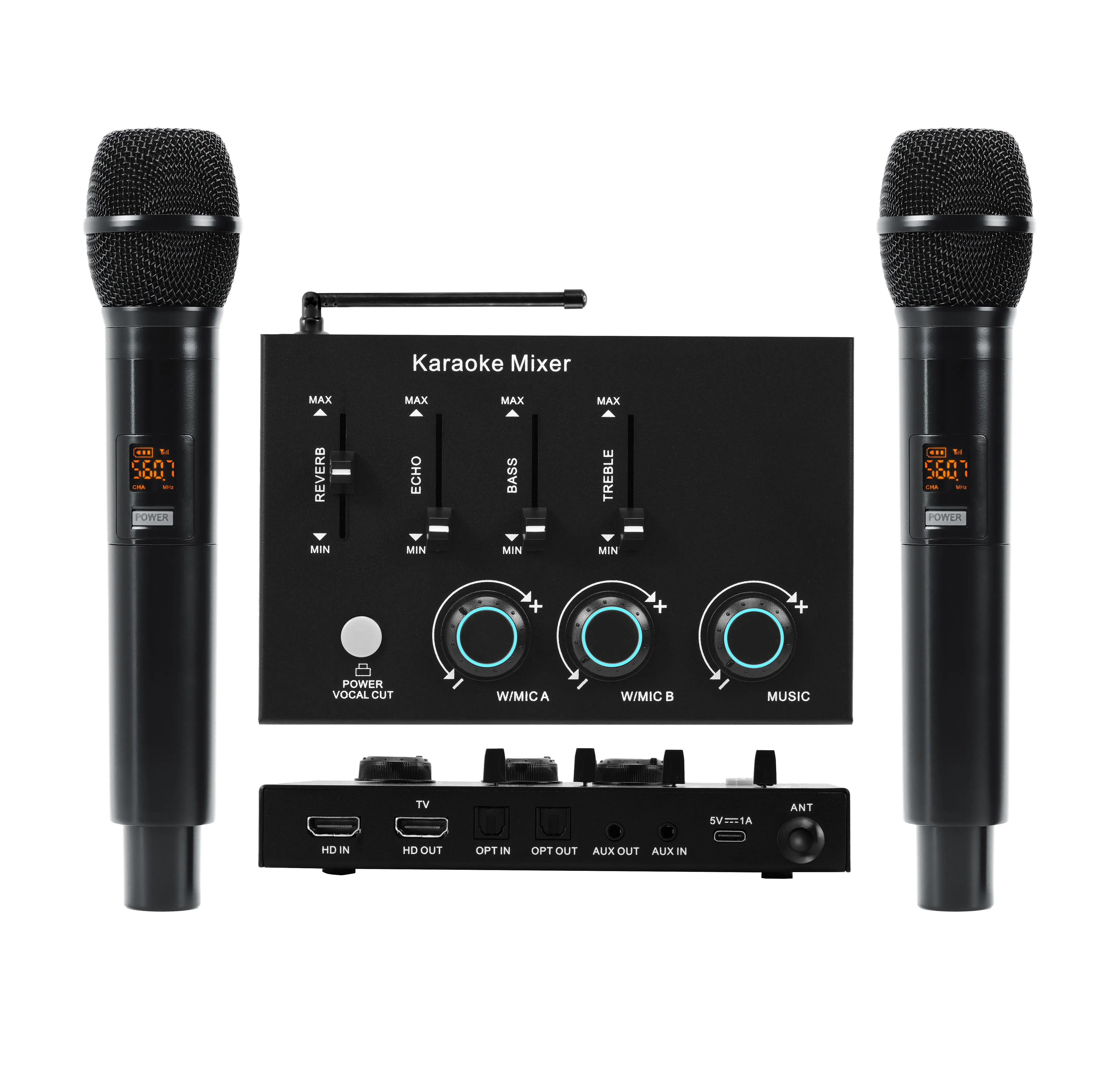 Zestaw karaoke z mikserem audio Musicmate MM-SC400 SonicVoice