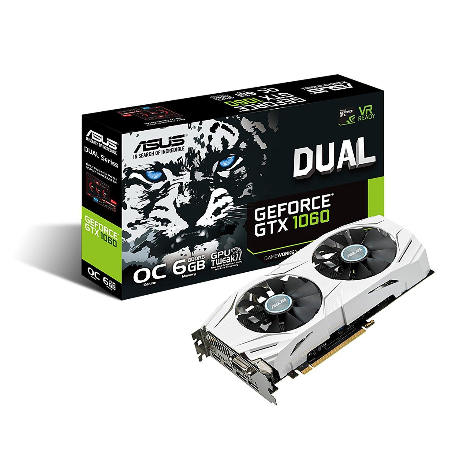 ASUS GeForce GTX 1060 6GB Dual 6GB GDDR5 192bit