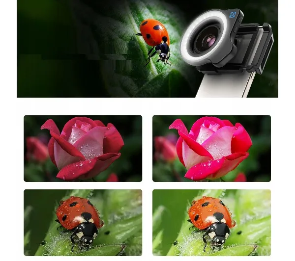Apexel Ring Makro LED