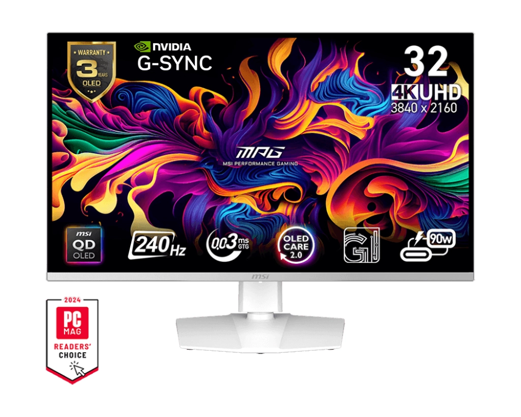 Monitor MSI MPG 321URXW QD-OLED 31,5" 4K 240Hz 0,03ms Gamingowy