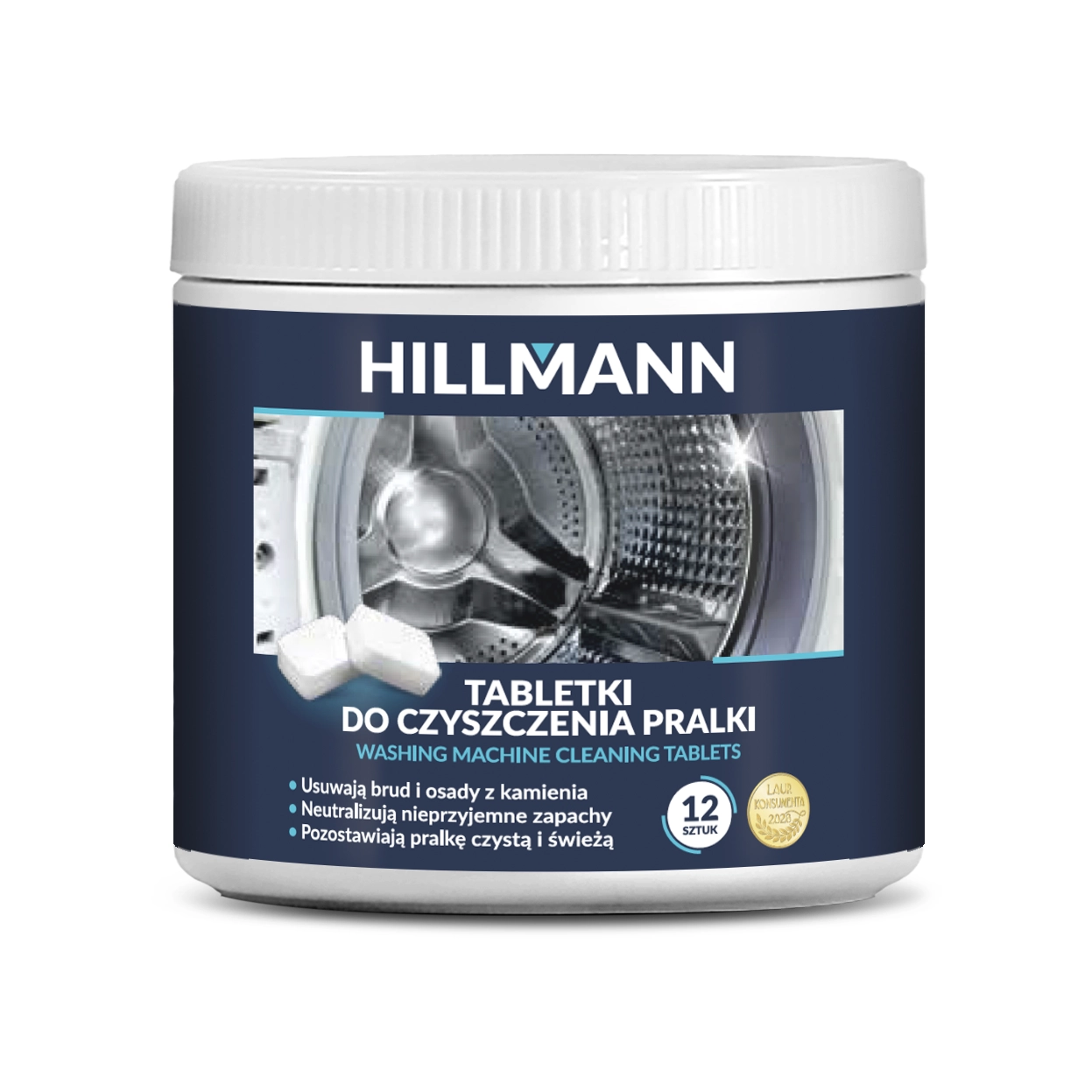 Tabletki do czyszczenia pralki HILLMANN 12szt.