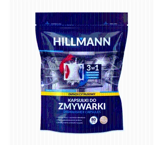 Kapsułki do zmywarki HILLMANN 80szt.