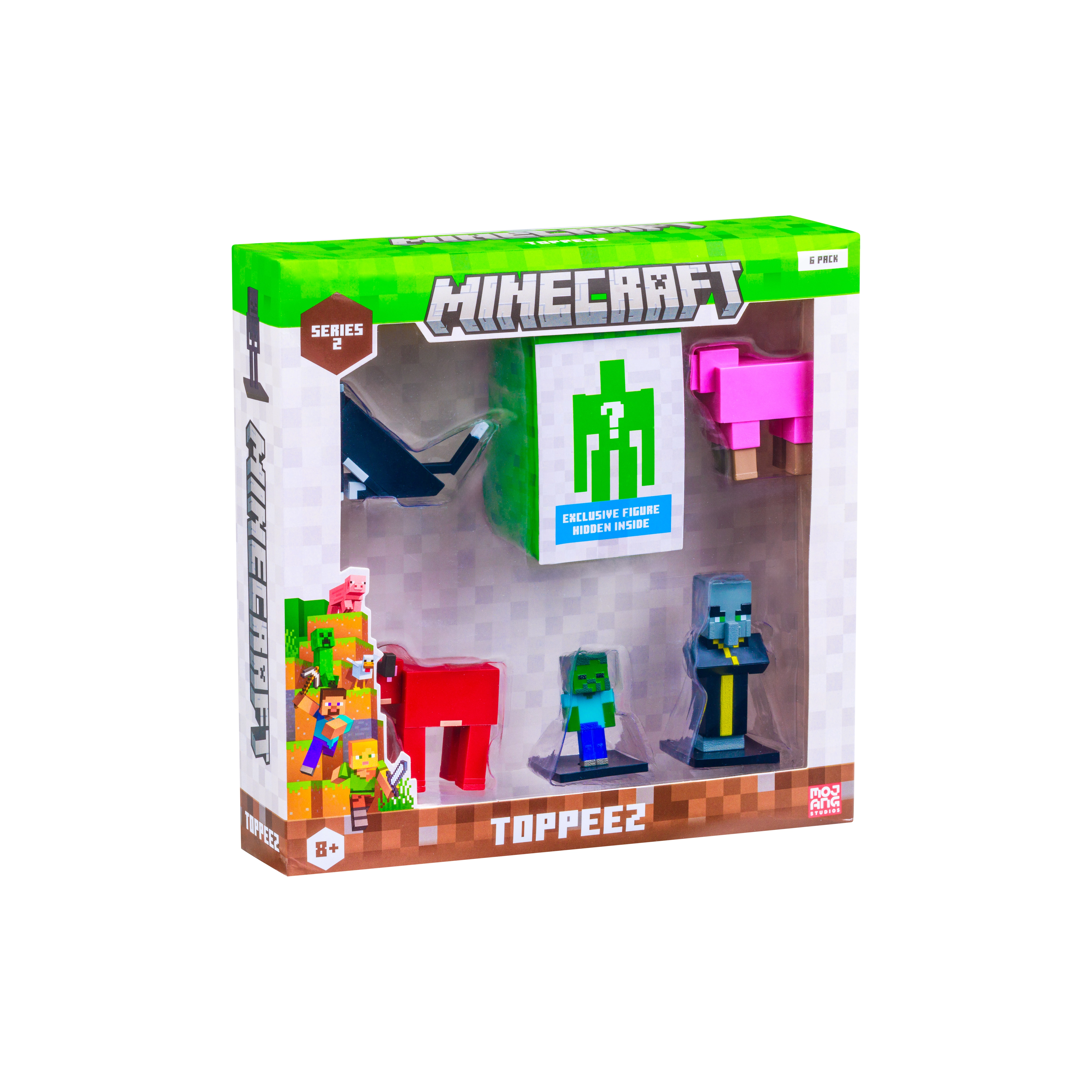 Figurka PMI Kids World Minecraft Toppeez S2- 6 Pack