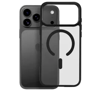 Etui Roobix Dusky MagSafe do iPhone 17 Pro Max Czarny matowy