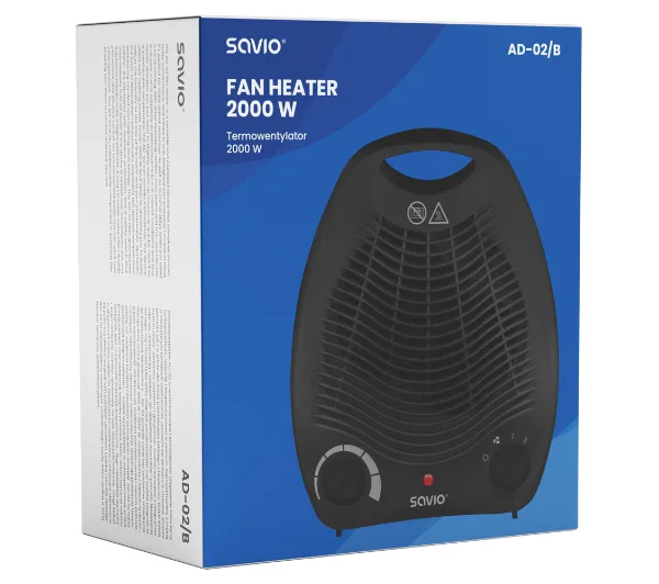 Savio AD-02/B 2000W Czarny