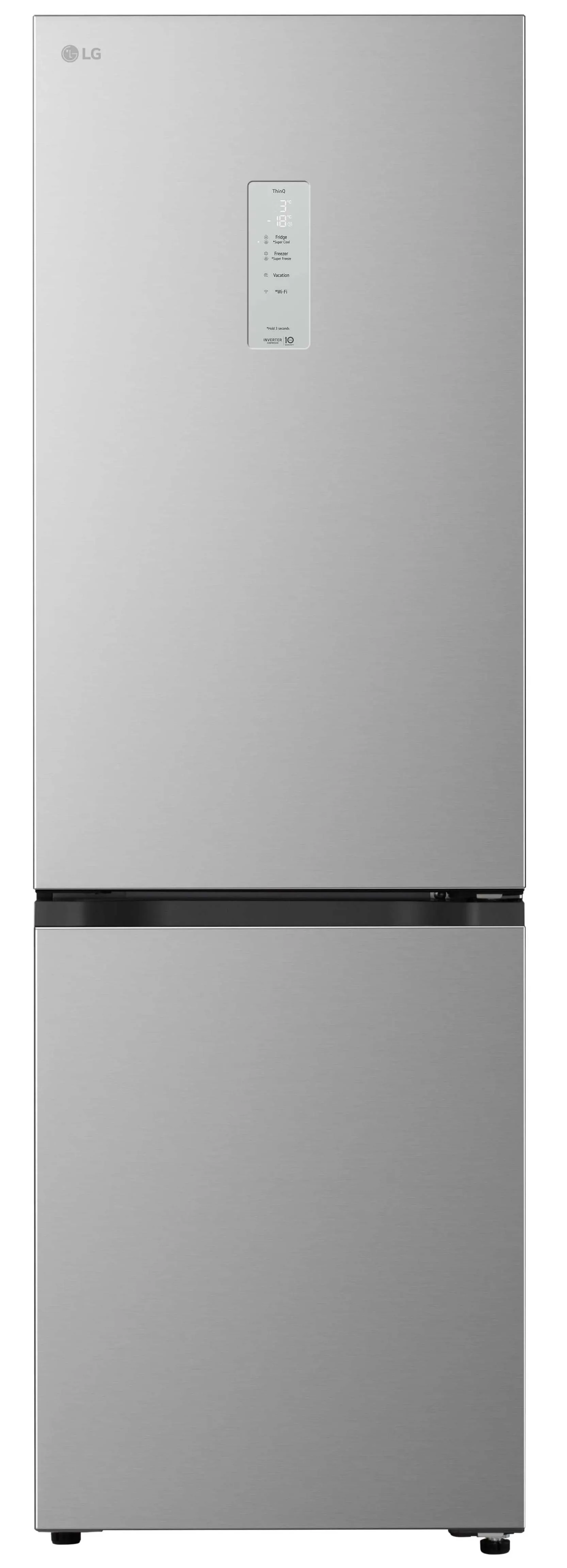 Lodówka LG GBBSJ11DPY Pełny No Frost 186cm Komora świeżości Szuflada z kontrolą wilgotności Zdalne sterowanie Srebrny