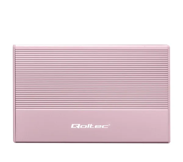 Qoltec 52279 SSD HDD 2.5" SATA USB 3.0 Różowy
