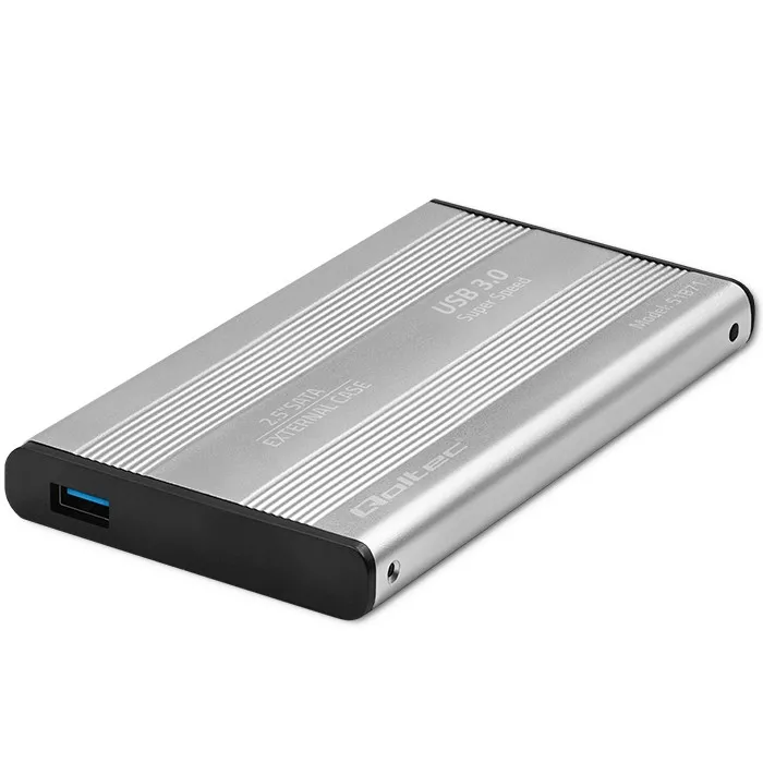 Obudowa Qoltec 51871 HDD SSD 2.5" SATA3 USB 3.0 Srebrny