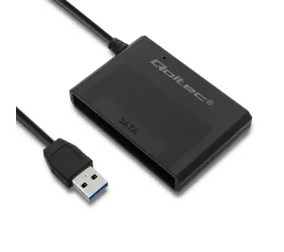 Qoltec 50644 HDD/SSD 2.5" SATA3 Czarny