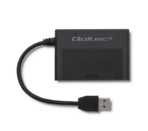 Qoltec 50644 HDD/SSD 2.5" SATA3 Czarny
