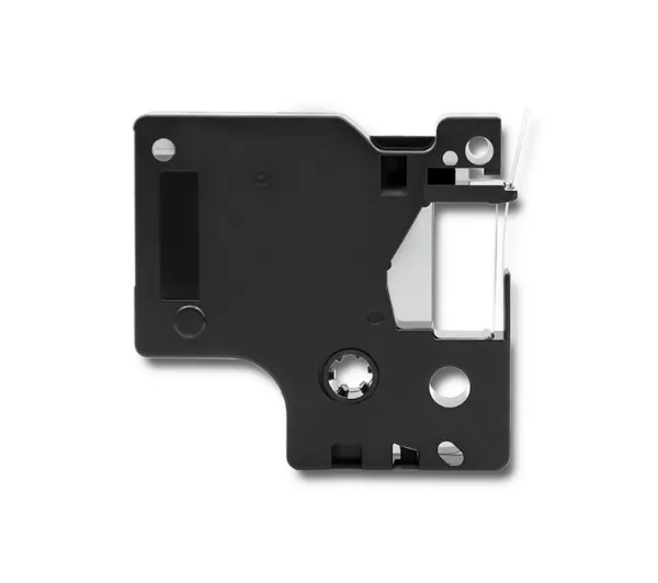 Qoltec do DYMO D1 45013 12mm x 7m Biała/ Czarny nadruk