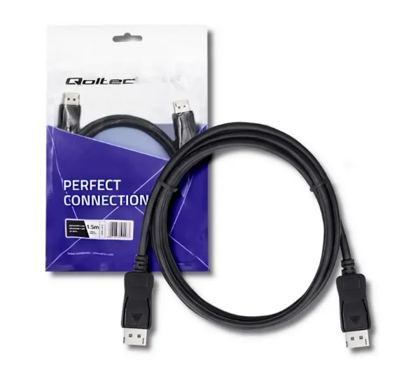 Qoltec V1.3 50466 1,5m Czarny