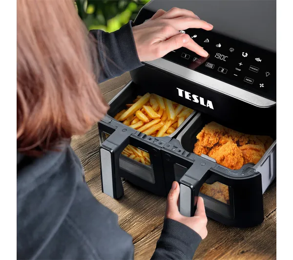 Tesla AirCook DualZone Q460 XXL 2400W 9l - Kup na Raty - RRSO 0%