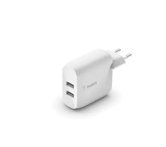 Ładowarka sieciowa Belkin BoostCharge  2x USB-A 24W Biały