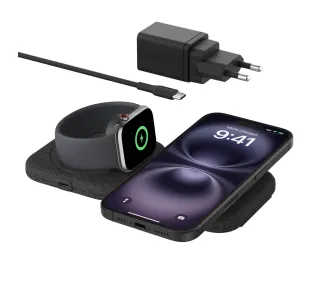 Belkin BoostCharge Pro Magnetic 2w1 Qi2 15W Czarny - Kup na Raty - RRSO 0%