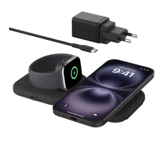Ładowarka indukcyjna Belkin BoostCharge Pro Magnetic 2w1 Qi2 15W Czarny