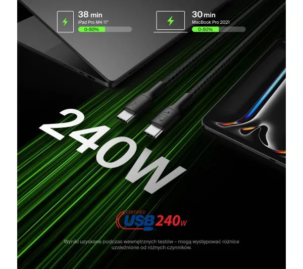 Belkin BoostCharge Pro USB-C do USB-C 240W 2m Czarny