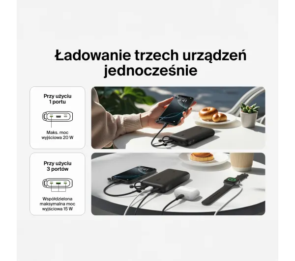 Belkin BoostCharge 20000mAh 20W Czarny