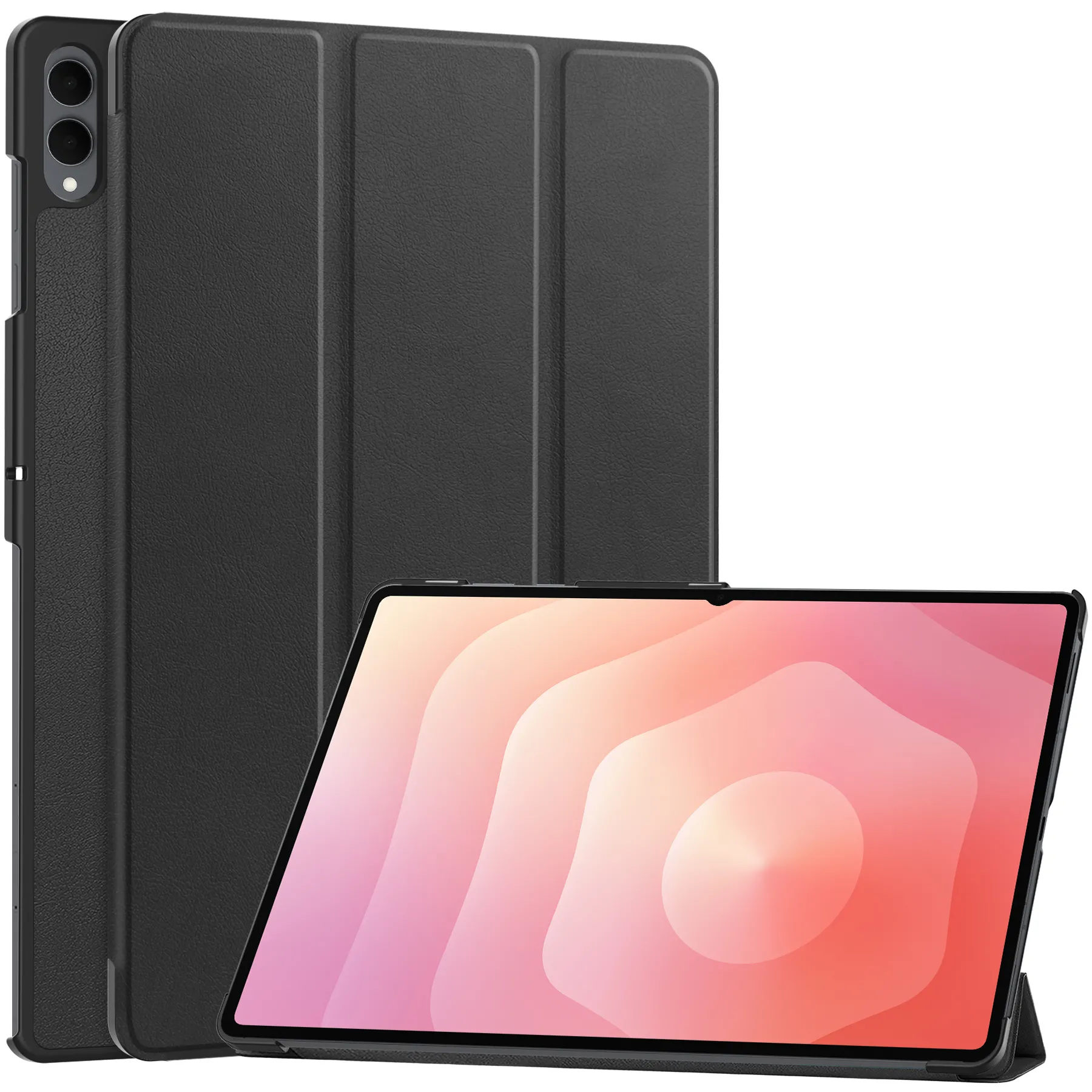 Etui na tablet Bizon Case Tab Croc z klapką do Samsung Galaxy Tab S11 Ultra Czarny