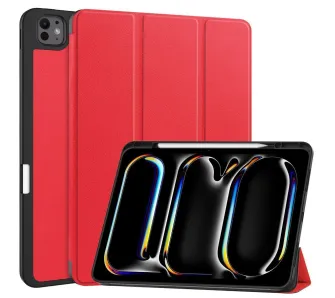 Etui na tablet Bizon Case Tab Lizard z klapką do iPad Pro 13" 2025 / 2024 Czerwony