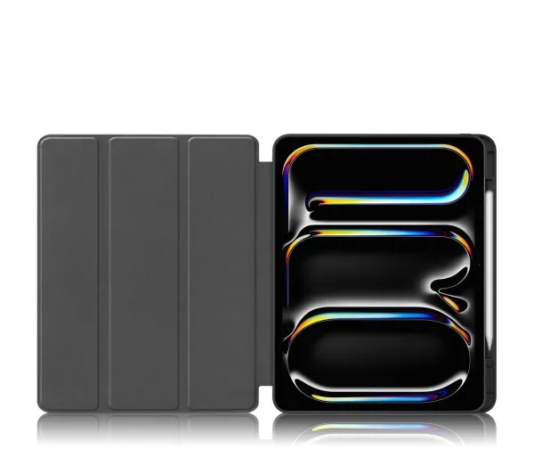 Bizon Case Tab Lizard z klapką do iPad Pro 13" 2025 / 2024 Czerwony