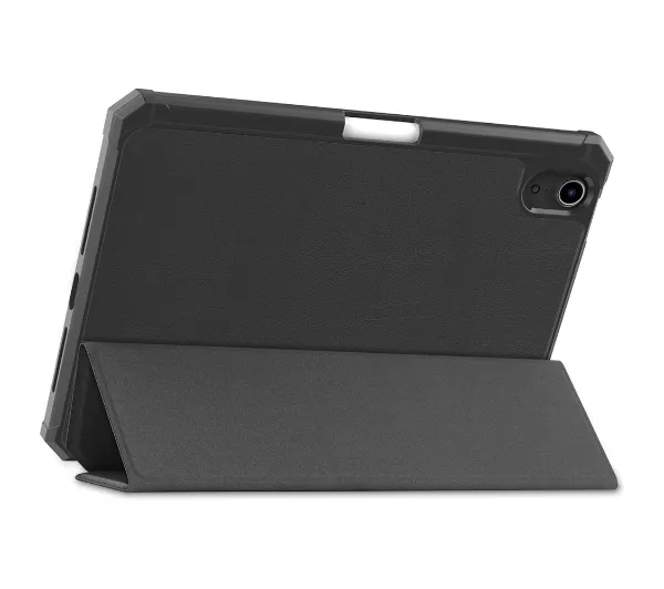Bizon Case Tab Lizard z klapką do do iPad Mini 7 2024 / 6 2021 Czarny