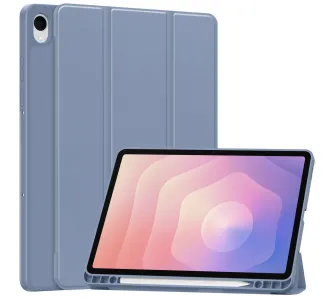 Etui na tablet Bizon Case Tab Lizard z klapką do Samsung Galaxy Tab S11 Lawendowy