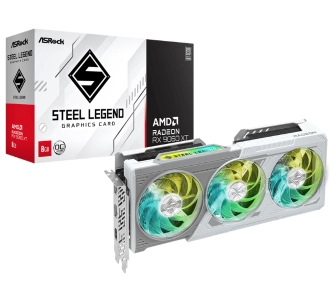 Karta graficzna ASrock Radeon RX 9060 XT Steel Legend OC 8GB GDDR6 128bit FSR