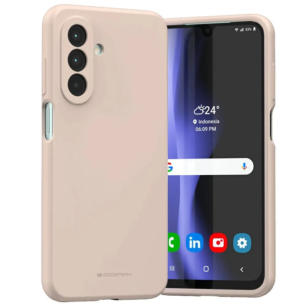 Etui Mercury Silicone do Galaxy A26 Różowo-piaskowy