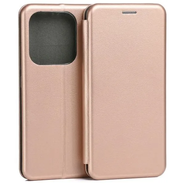 Etui Beline Book Magnetic Xiaomi Redmi Note 14 5G Różowo-złoty