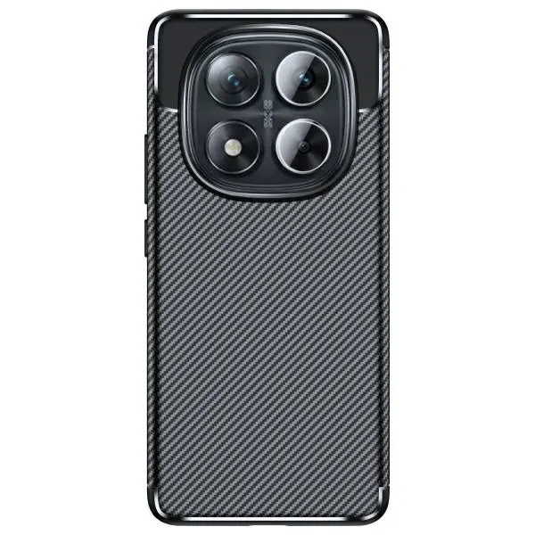 Etui Beline Carbon Armor Xiaomi Redmi Note 14 Pro 5G Czarny