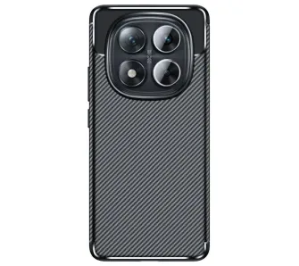 Etui Beline Carbon Armor Xiaomi Redmi Note 14 Pro 5G Czarny