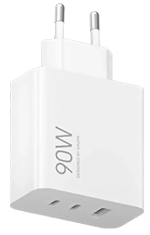 Ładowarka sieciowa Xiaomi USB 2x USB-C HyperCharge Power Adapter 90W Biały