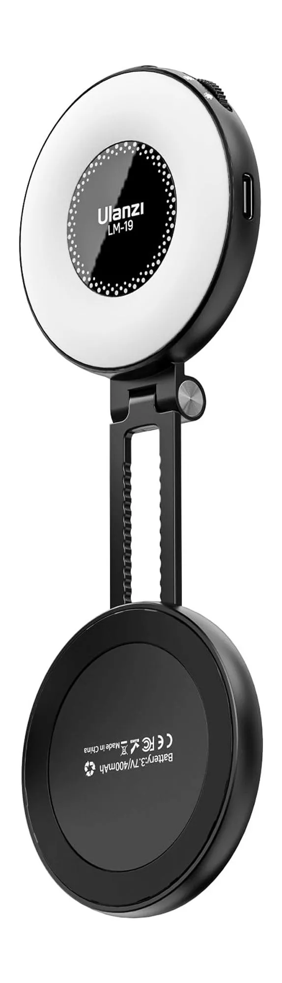 Selfie stick Ulanzi LM19 LED Czarny