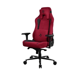 Fotel Arozzi Vernazza Supersoft Bordeaux Gamingowy do 145kg Tkanina Bordowy